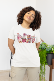 Valentine True Love Cups Short-Sleeve Unisex T-Shirt
