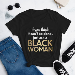 Ask A Black Women short sleeve t-shirt