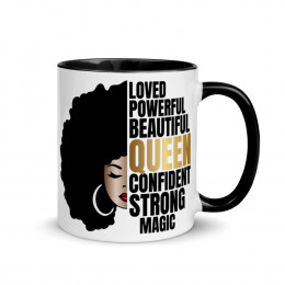 Beautiful Queen Mug with Color Inside